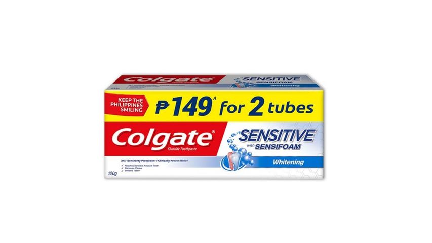 Colgate Senstive Sensifoam Twin Pack 120g