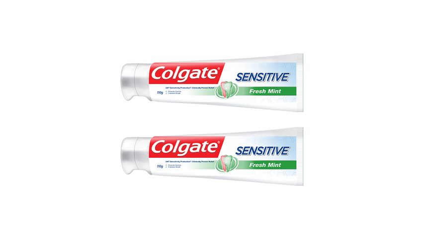 Colgate Sensitive Fresh Mint Toothpaste 110g Twin Pack