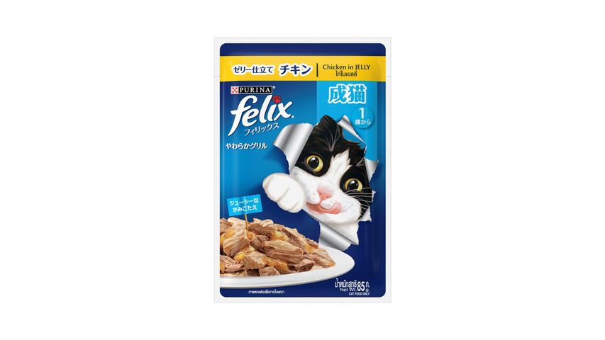 Purina Felix Chicken in Jelly Adult Cat Food 85g