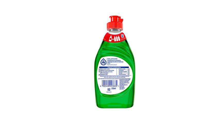 Joy Dishwashing Liquid Kalamansi 250ml Bottle