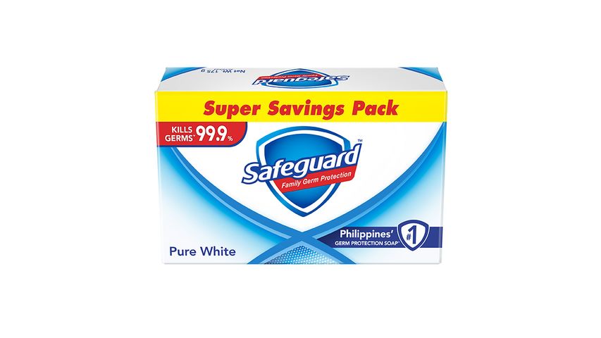 Safeguard Pure White Body Bar Soap 175g