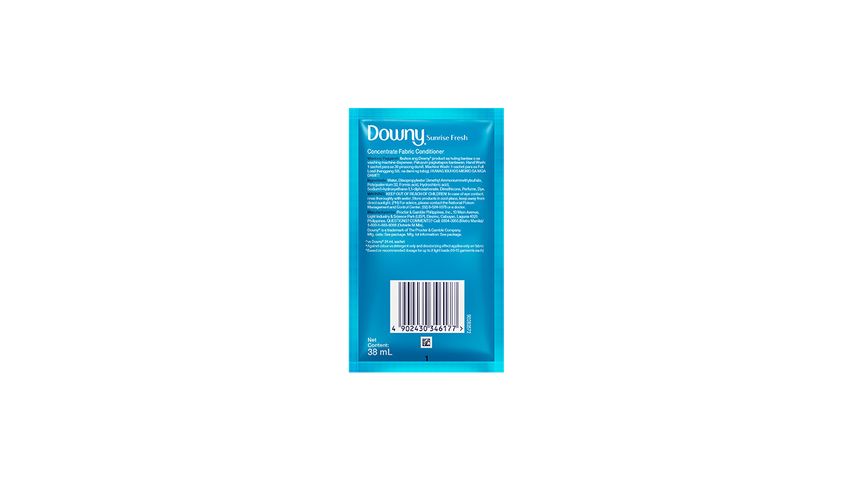 Downy Fabric Enhancer Sunrise Fresh 38ml Sachet x 6