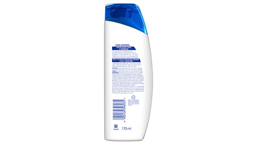 Head & Shoulders Cool Menthol Shampoo 170mL