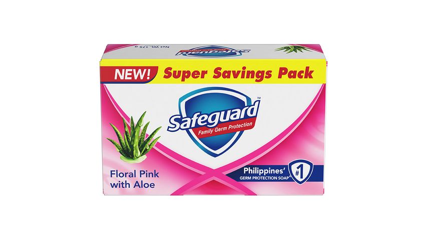 Safeguard Floral Pink with Aloe Body Bar Soap 160g