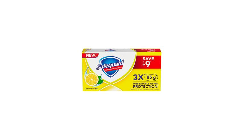 Safeguard Lemon 85gx3