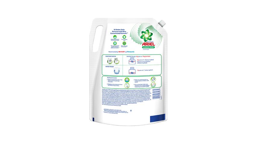 Ariel Liquid Detergent Sunrise Fresh 2.16kg Refill