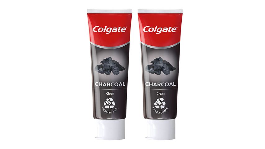 Colgate Charcoal Clean Toothpaste 115g Twin Pack