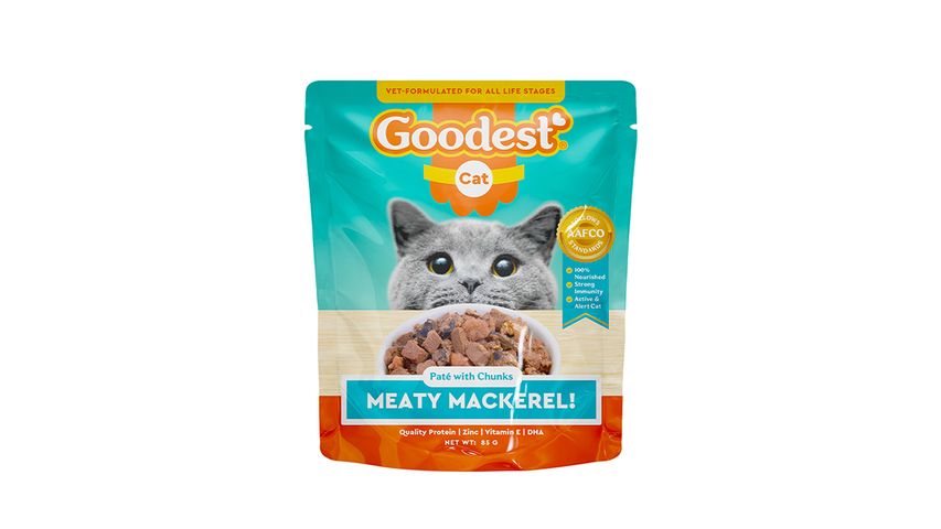 Goodest Cat Meaty Mackerel! 85g