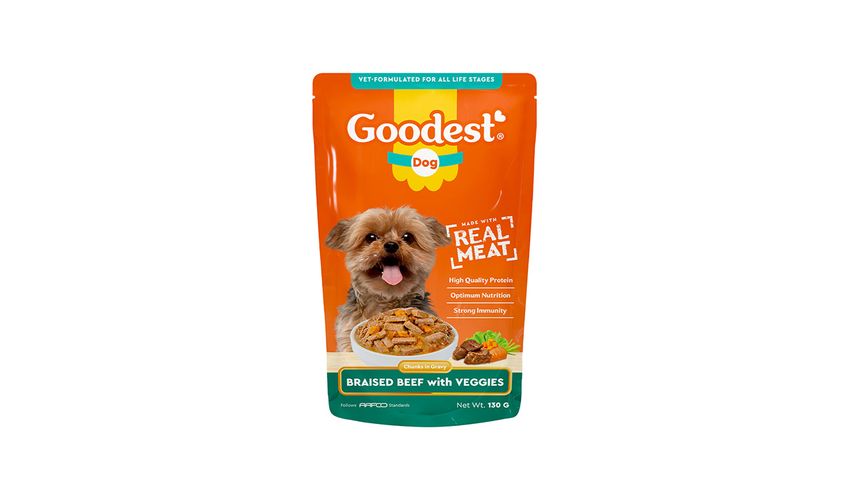 Goodest Dog Braised Beef with Veggies 130g