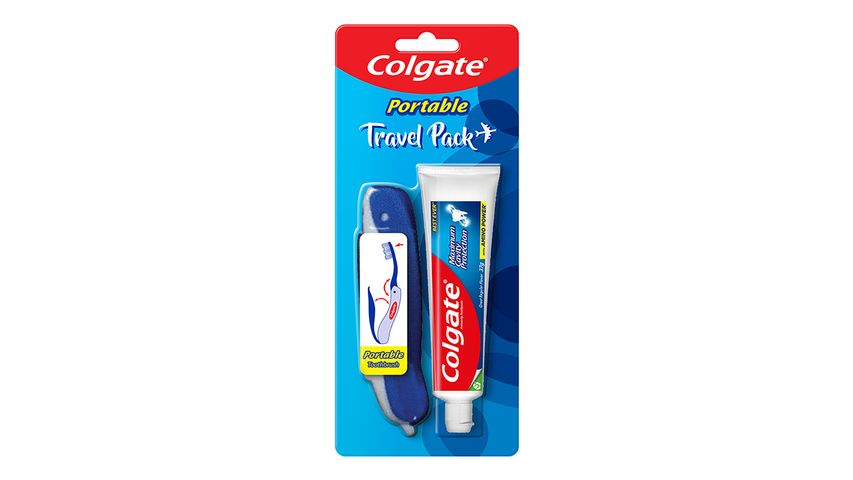 Colgate Portable Toothbrush with Colgate Great Regular Flavor 25mL FREE