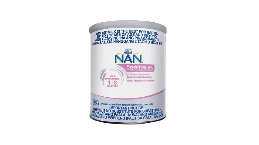 Nan Sensitive HW (1-3 Years) 800g delivery in the Philippines
