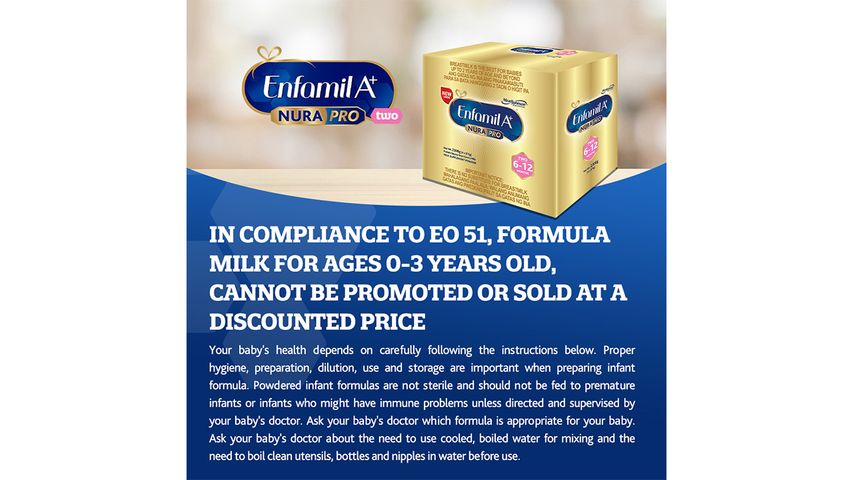 Enfamil A+ Two Nurapro 2.3kg Milk Supplement Powder for 6-12 Months Old