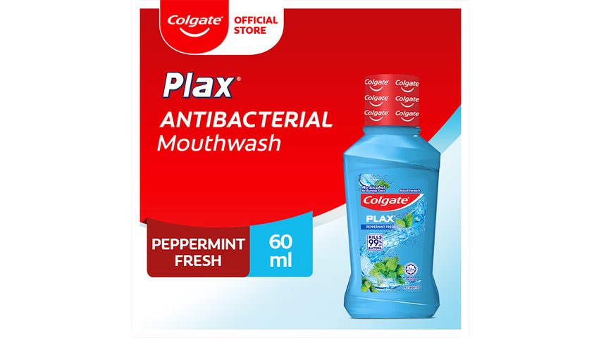 Colgate Plax Peppermint (Light Blue) 60mL