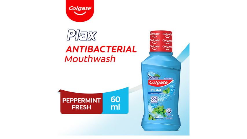 Colgate Plax Peppermint (Light Blue) 60mL