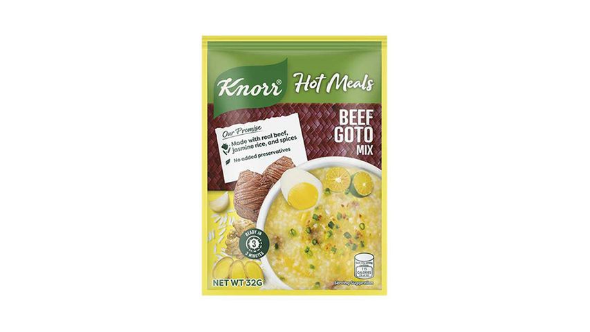 Knorr Hot Meals Instant Beef Goto Mix Sachet 32g