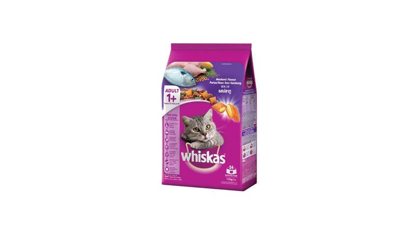 Whiskas Dry Food Mackerel 1.2kg