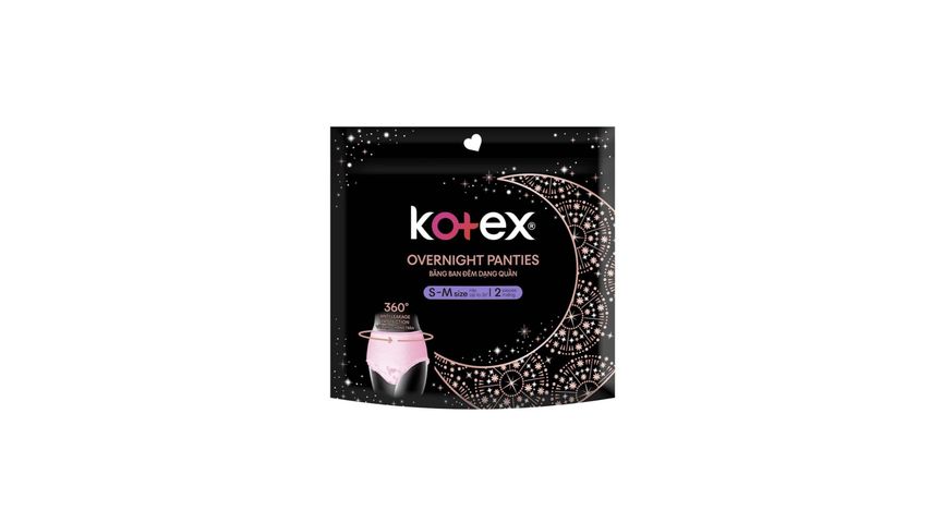 Kotex Overnight Panties Medium 2s