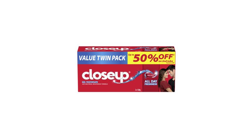 Close-Up Red Hot Value Pack 120g