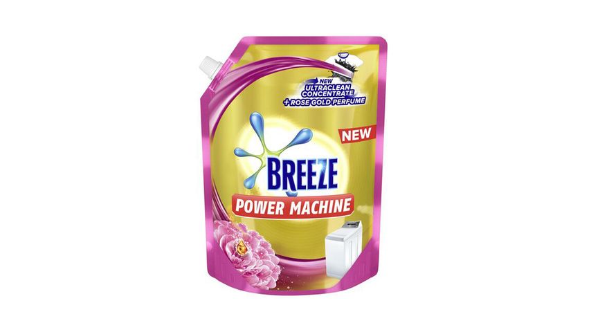 Breeze Liquid Detergent Power Machine with Rose Gold Perfume 2.35kg