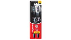 Colgate Toothbrush Super Flexi Black Twin Pack (Soft)