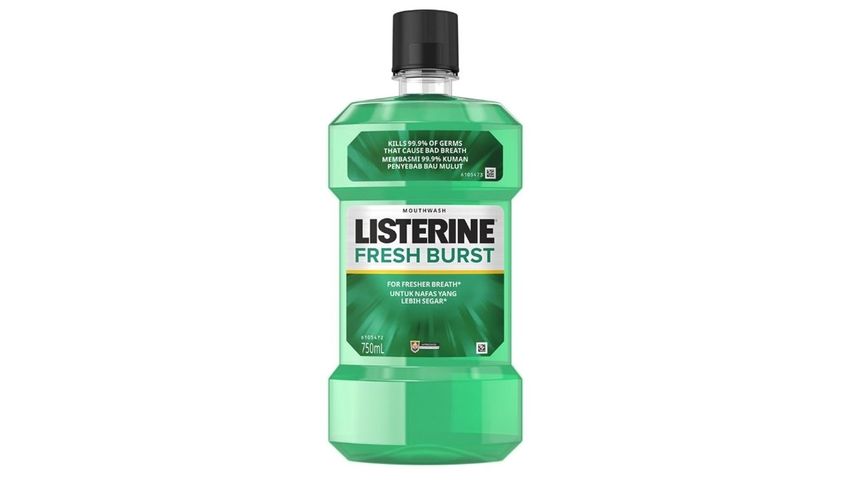 Listerine Fresh Burst Mouthwash 750ml