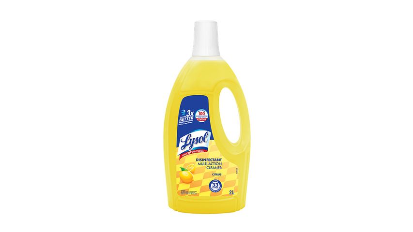 LYSOL MULTI-ACTION CLEANER CITRUS 2L
