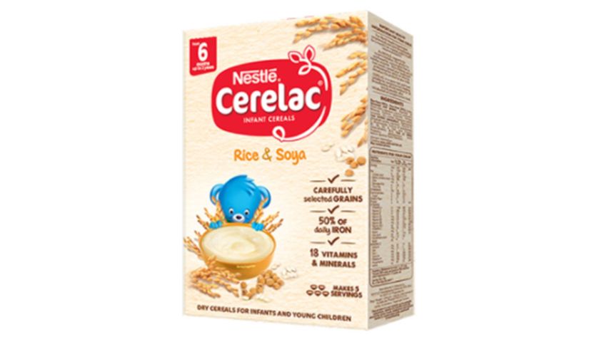 Nestle Cerelac Rice & Soya 250g