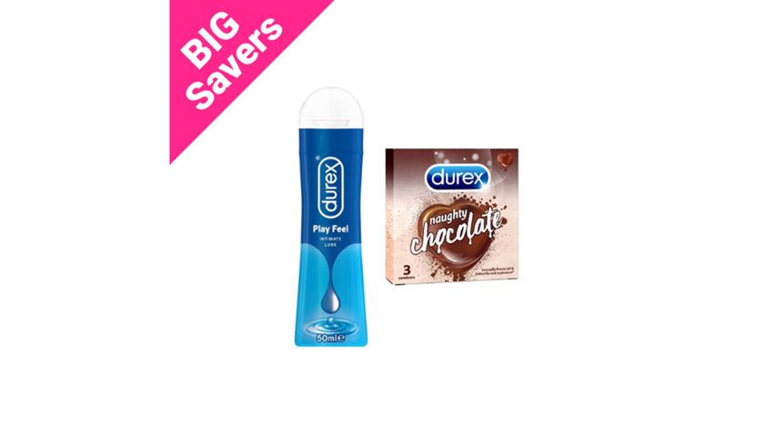 Durex Play Lube 50ml and Durex Spice Naughty Chocolate 3'S
