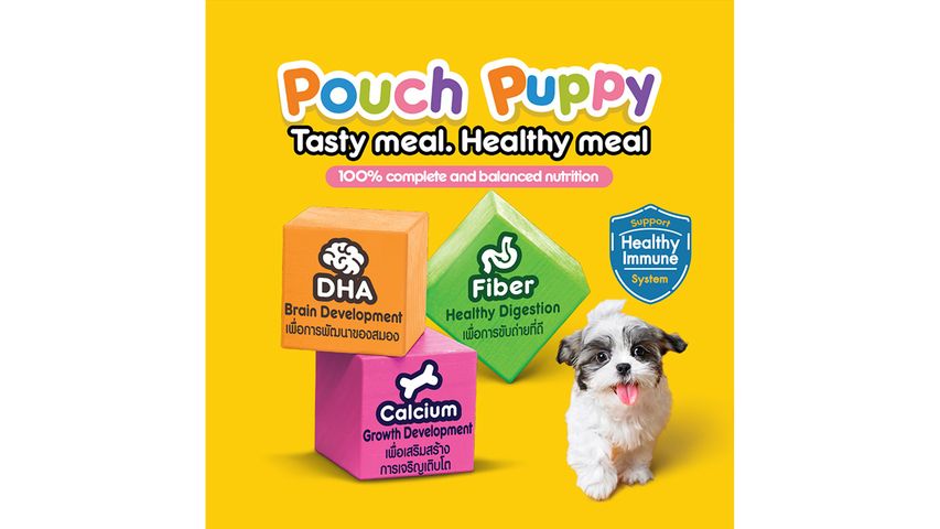 Pedigree Pouch Puppy Beef Egg Loaf with Vegetable 80g