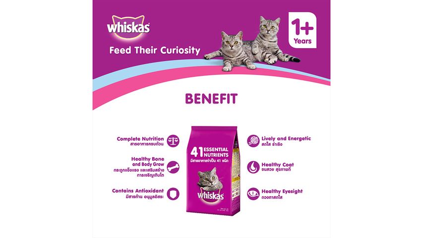 Whiskas Hairball Control Chicken & Tuna Flavor 1.1kg