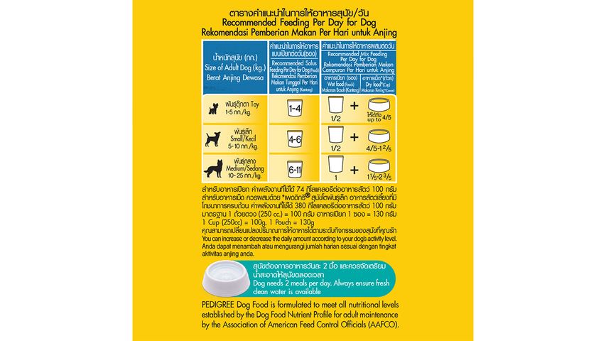 Pedigree Pouch Chicken & Liver Flavour in Gravy 130g