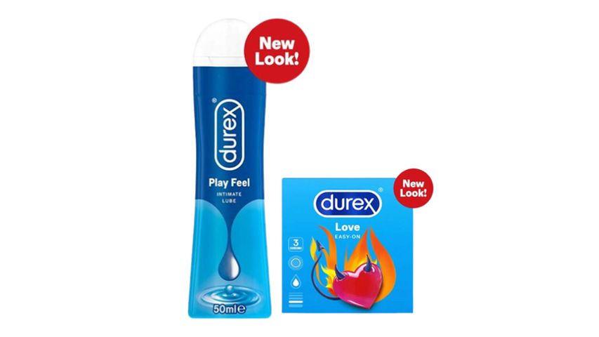 Durex Play Lube 50ml and Durex Condoms Love 3'S