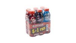Gatorade Assorted Bundle (5+1) 6 x 500ml