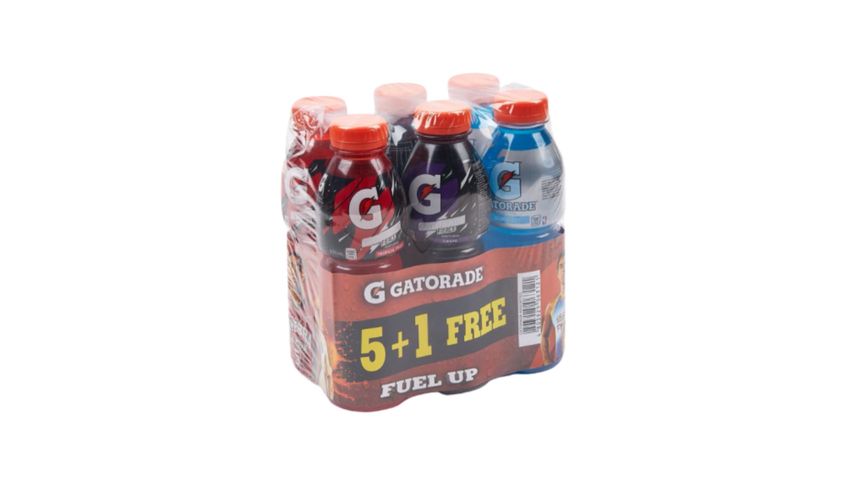 Gatorade Assorted Bundle (5+1) 6 x 500ml