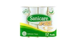 Sanicare Bathroom Tissue 2ply x 400 sheets - 12 rolls