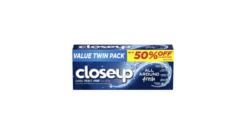 Close-Up Cooling Mint Twin Pack 125G