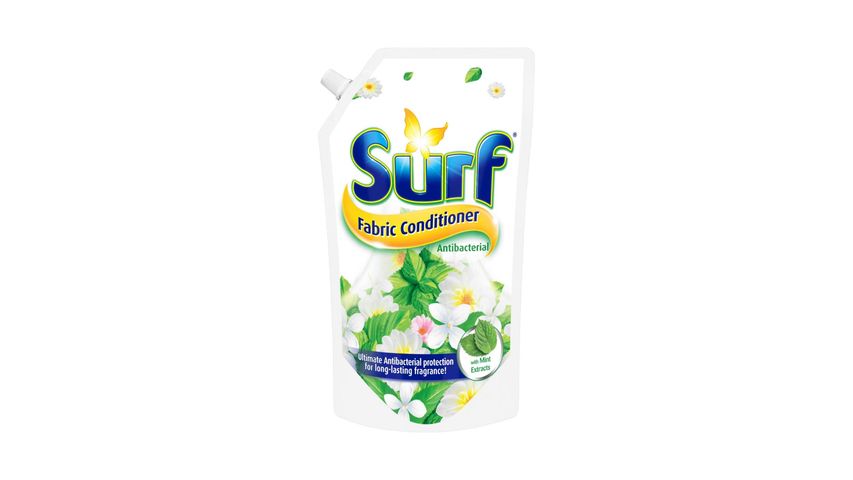 Surf Fabric Conditioner Antibacterial with Mint Pouch 1480mL