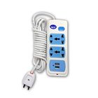 Lucky Hawk Small Extension with 2 USB Port Wire 12ft 1 Piece