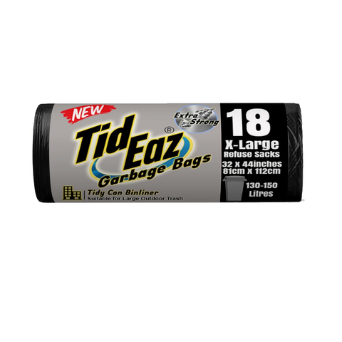 Tid Eaz Garbage Bag E-Large (Imported) 18 Pieces