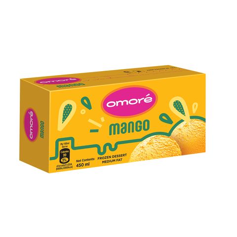 Omore Mango Half Brick 450ml