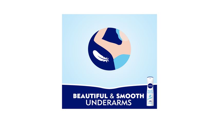Nivea Fresh Natural, Deodorant For Women, Ocean Extracts, Spray 150 ml