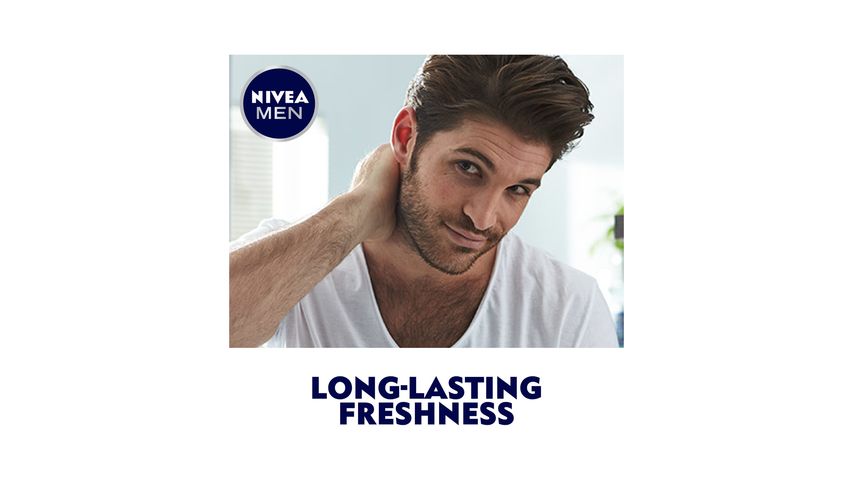 Nivea Men Deep Black Carbon, Antiperspirant For Men, Antibacterial, Roll On 50 ml