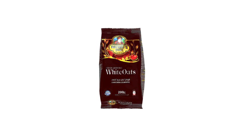 Nature`s Own Brand White Oats Pouch 200g (00001)