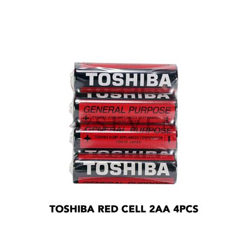 Toshiba Red Cell 2AA 4 Pieces