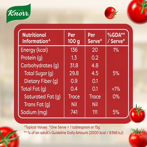 KNORR TOMATO KETCHUP 800G