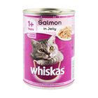 Whiskas Cat Food Salmon Jelly Tin 390g