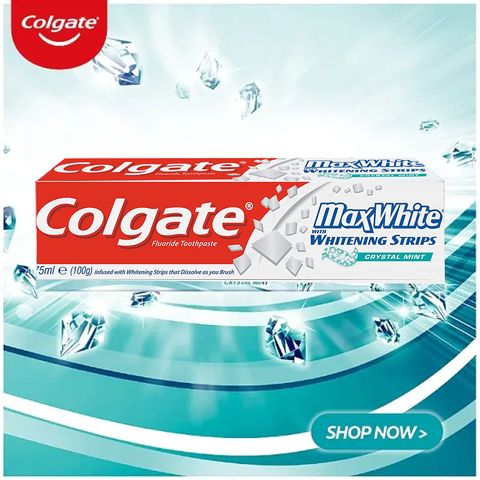 Colgate Toothpaste Max White Crystal Mint 100ml