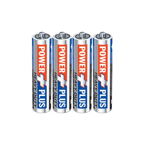 Power Plus Heavy Duty AA Battery Cell 4 Pieces
