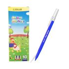 Dollar Locked Tip Blue Color Marker 10 pcs