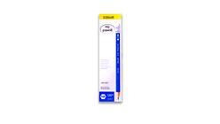 Dollar Rubber Tipped Black Lead HB 2 Pencil Blue 12 Pieces